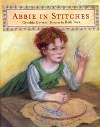 Book cover for Abbie In Stitches.